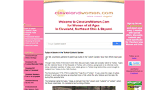 Desktop Screenshot of clevelandwomen.com